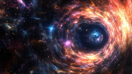 Space Portal: Cosmic Connection to Another Universe and Exploration of Fantasy Futures