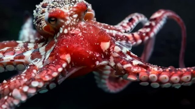 Mimic octopus imitating venomous creatures, Video