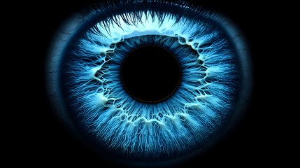 The Intricate Detail of a Human Eye:  A Macro View into the Iris