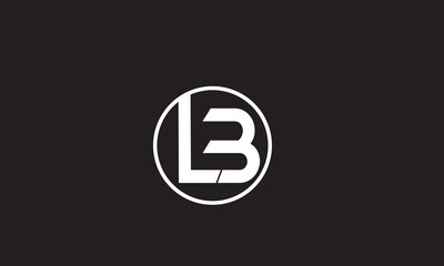LB, BL, L, B Abstract Letters Logo Monogram	