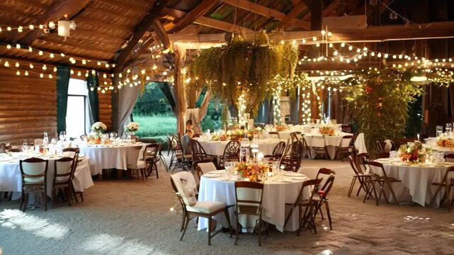 Charming countryside wedding with a rustic barn reception, Video