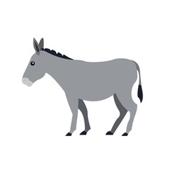 Fototapeta premium Donkey animal vector illustration symbol