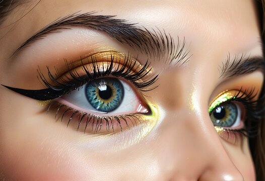 Female Eyes, Close Up