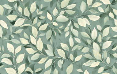 Fototapeta premium Retro style floral texture art background 