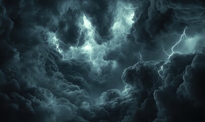 Thunderstorm Clouds.