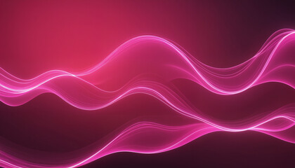 Fototapeta premium Cyberpunk wave landscape | Abstract art | Good for latent space, liminal space | Pink color cyberspace