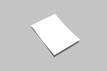 A4 Flyer Blank Mockup
