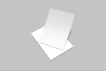 A4 Flyer Blank Mockup