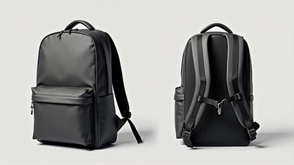 Fototapeta premium A backpack for everyday use with an emphasis on ergonomics