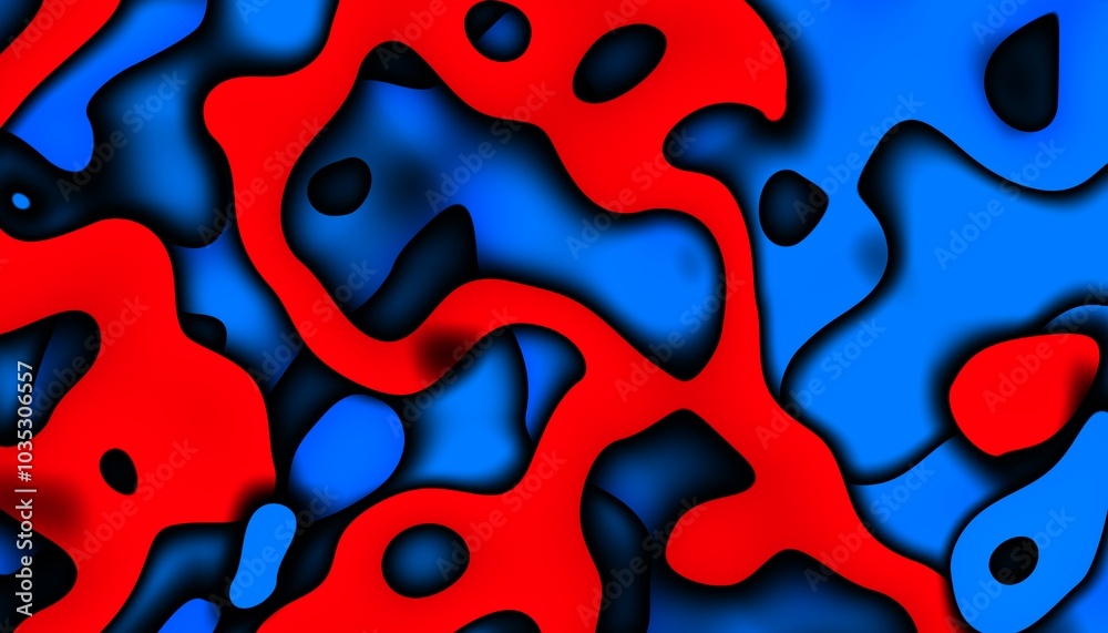 Poster 3d abstract background with paper cut shapes. abstract design layout for business presentations, fly