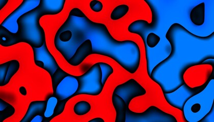 3D abstract background with paper cut shapes. Abstract design layout for business presentations, flyers, posters and invitations. Blue carving art