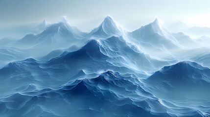 Fototapeta premium snow covered mountains
