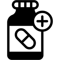 Medicine, Disease, Medical and Healthcare, Tablets, Biology Icon