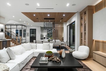 Modern living room with elegant design