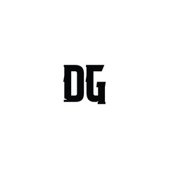 DG monogram logo design letter text name symbol monochrome logotype alphabet character simple logo