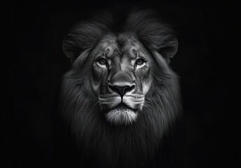 Lion Portrait.