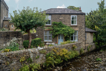 Stone houses by River Sett