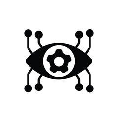 Grab this amazing icon of cybernetics in modern style