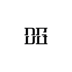 Obraz premium DG monogram logo design letter text name symbol monochrome logotype alphabet character simple logo