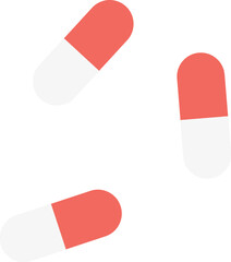 Pills color icon. Medical capsule. Drug treatment