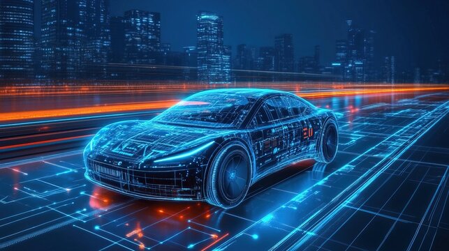 Smart automotive Driverless car with artificial intelligence