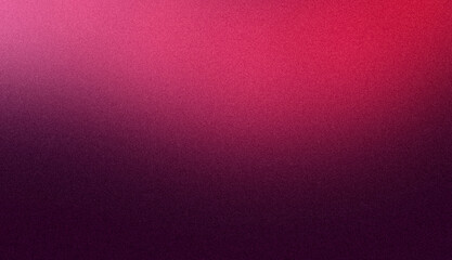 Magenta red abstract vibrant color grainy gradient backdrop design. Smooth and soft noisy gradient texture, bright, shony, glowing, grungy, header, poster