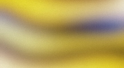 Yellow blue abstract vibrant color grainy gradient backdrop design. Smooth and soft noisy gradient texture, bright, shony, glowing, grungy, header, poster