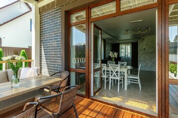 Modern Scandinavian-styled house with a spacious open living area