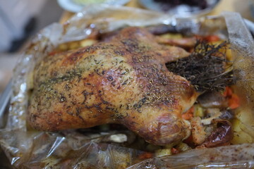 roasted chicken with rosemary