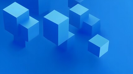 Obraz premium Abstract 3d render, modern background design with geometric shapes