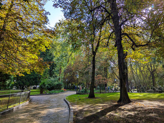 Campo de San Francisco park, Oviedo city, Asturias, Spain