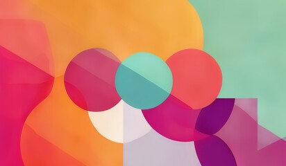a close up of a colorful abstract painting with a lot of circles
