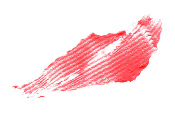 Red clay texture isolated on transparent background