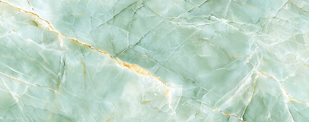 Fototapeta premium Sophisticated green marble texture featuring elegant patterns and natural veining, perfect for backgrounds or design projects.