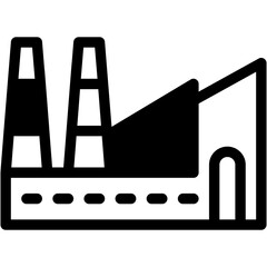 Vector Icon Factory, Manufacturing, Manufacture, Manufacturer, Industry, Industrial
