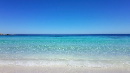 Obraz premium Clear Sea and Sky