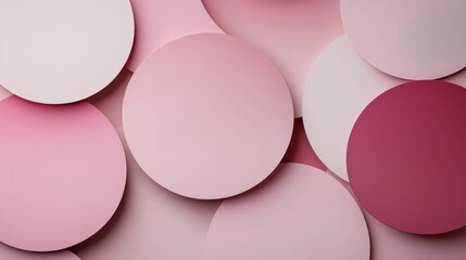 Gradient circles overlapping in a harmonious pattern, forming an abstract, modern look