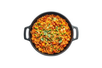 Multi-Functional Casserole Dish with Divided Sections for Versatile Meal Preparation Isolated on Transparent Background