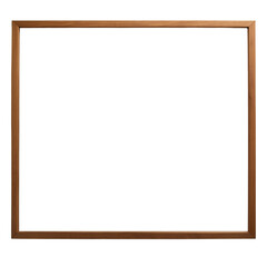 Minimalist Light Wood Frame, Light Wood Frame, Simple Light Wood Photo Frame Isolated, Elegant Light Wooden Picture Frame.