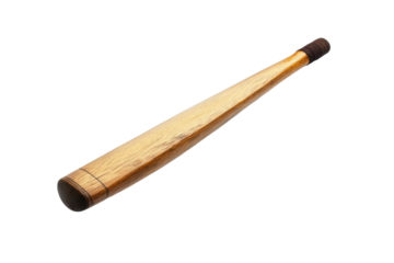 High-Performance Cricket Bat Made from Willow with Isolated on Transparent Background