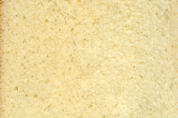 Slice of bread close up detail