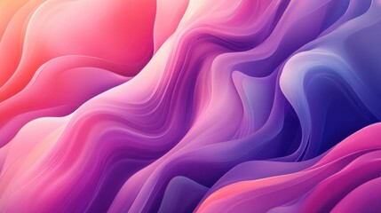 Obraz premium Smooth, flowing gradients blending harmoniously, forming a soft and abstract look
