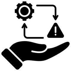 Risk Management Icon