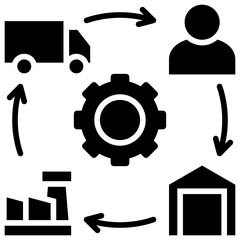 Supply Chain Icon