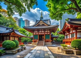 Fototapeta premium Ema at Hanazono Jinja Shrine: A Glimpse into Tokyo's Historic Spirituality and Tradition