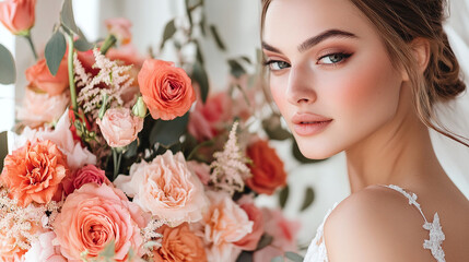 Naklejka premium Wedding inspiration mood board