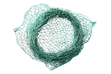 Foldable Fishing Net for Easy Transportation with Isolated on Transparent Background
