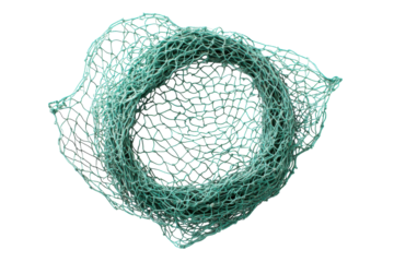 Foldable Fishing Net for Easy Transportation with Isolated on Transparent Background