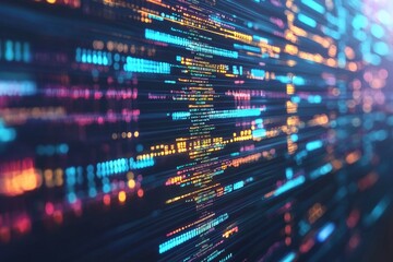 Fototapeta premium Visualizing genomic data personalized healthcare through advanced technologies