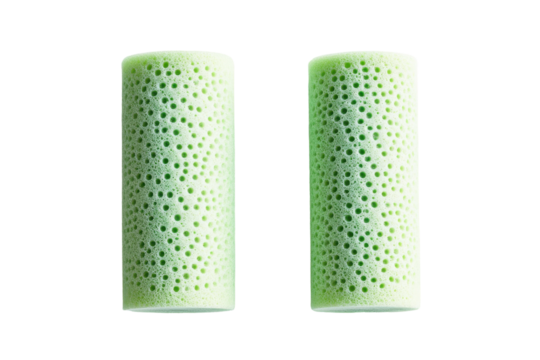 Textured Foam Roller for Deep Tissue Massage with Isolated on Transparent Background